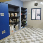Clean kitchen with organized storage